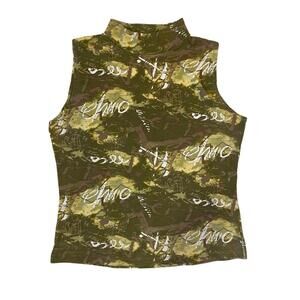 Vintage French Real Tree 90's Mock Neck